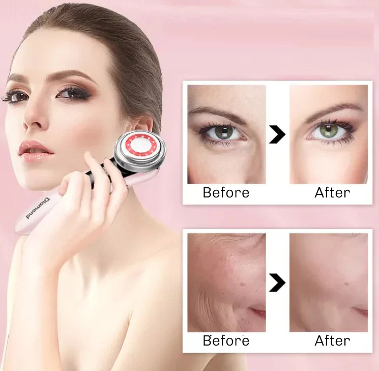 Silky EMS Face Massager Face Yoga Face Massager Device Face Lifting